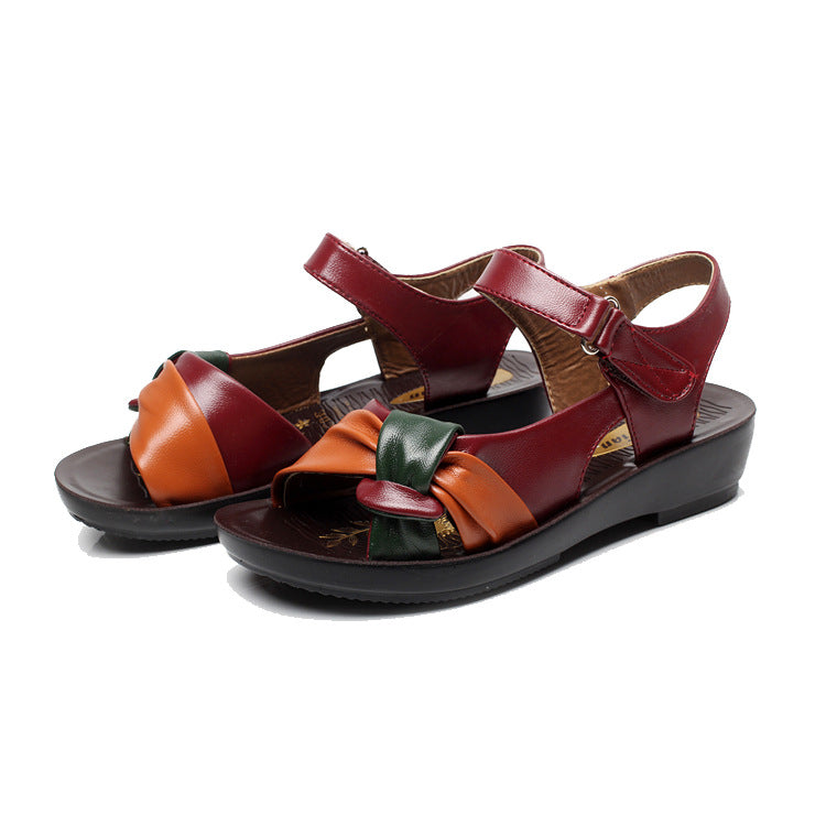 Non-slip soft flat sandals