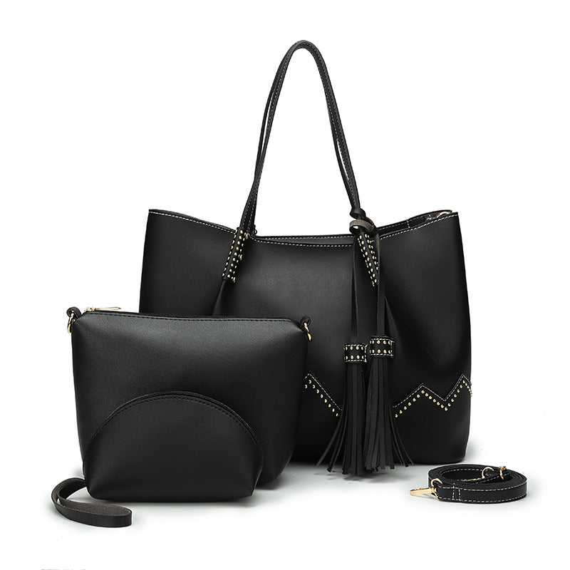 Mother and child bag three-piece suit PU