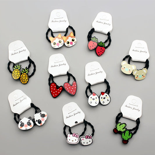 Cute cartoon resin headdress