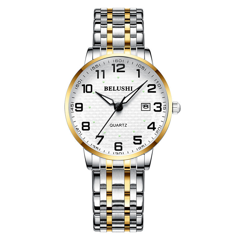 Men's And Women's Fashion Waterproof Luminous Quartz Watch
