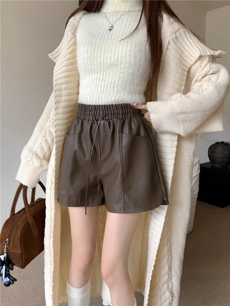 High-waisted Loose-fit Casual And Versatile Shorts