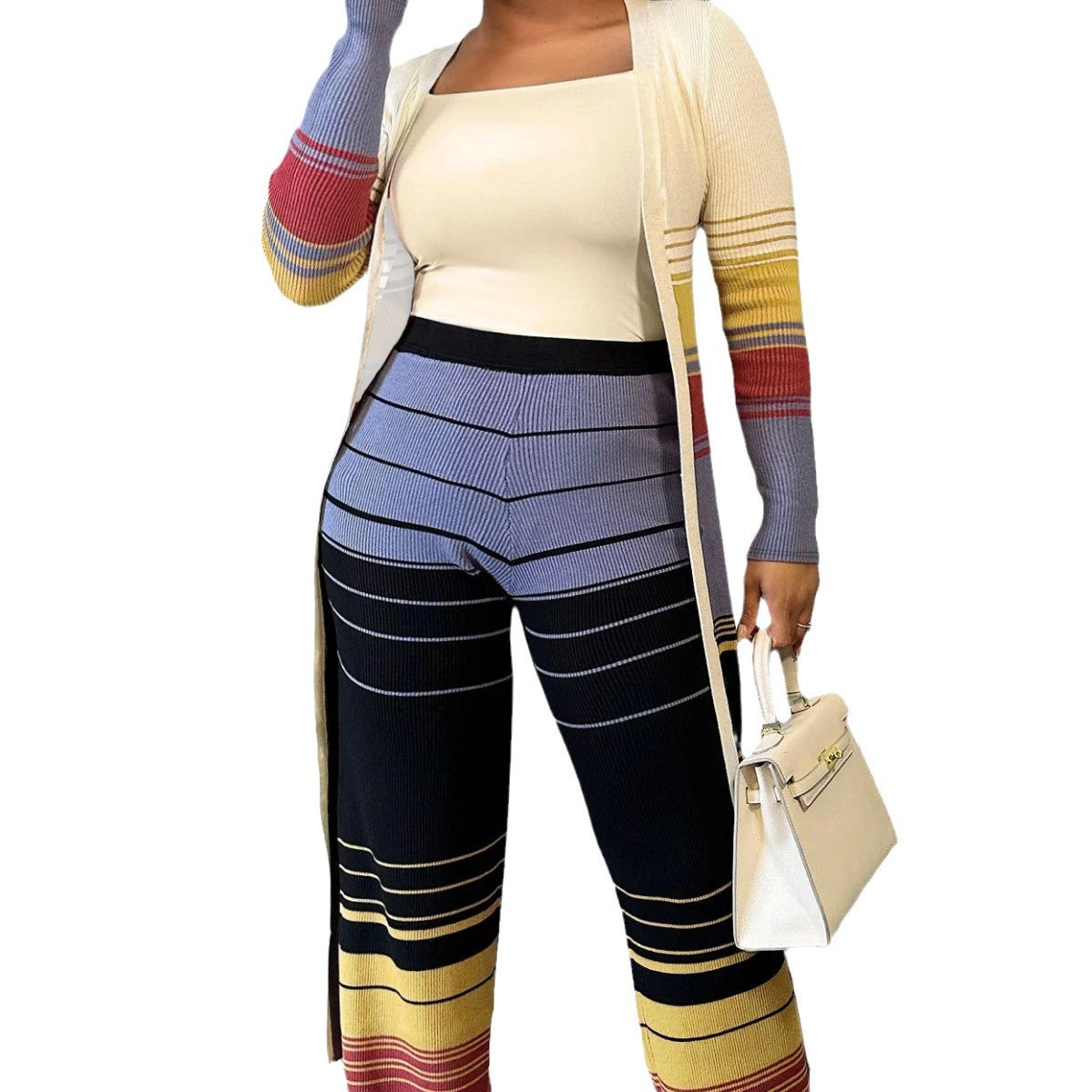 Plus Size Long Sleeve Elegant Fashion Suit