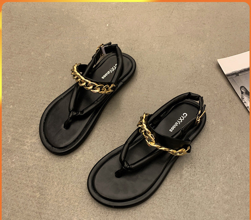 Women's Summer New Style Flat Flip Flops Sandals
