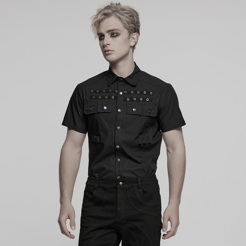 Punk State Original Menswear Street Rock Japanese Shirt