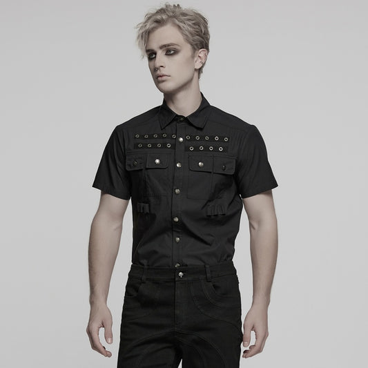 Punk State Original Menswear Street Rock Japanese Shirt