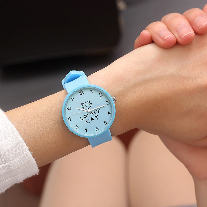 Fashion Small Dial Lady Thin Strap Student Watch