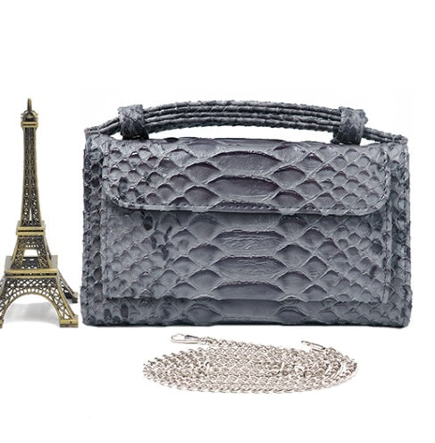 New snake pattern clutch bag handbag chain shoulder Messenger bag wallet ladies long section