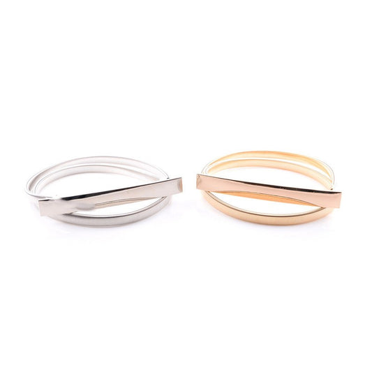 Metal ladies all-match spring elastic thin belt