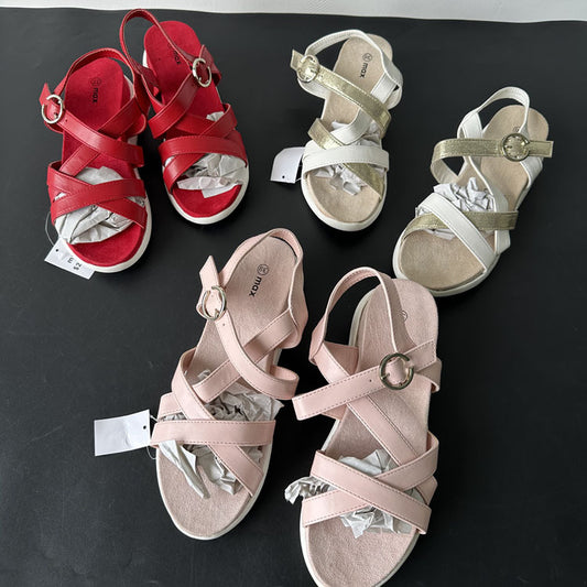 Summer New Round-toe Sandles Daily Wear Fashion All-matching Casual