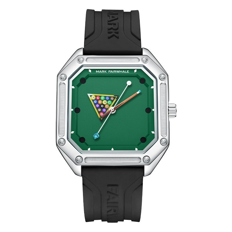 Creative Watch Quartz Wristwatch Personalized Men's With A Billiards-themed Dial