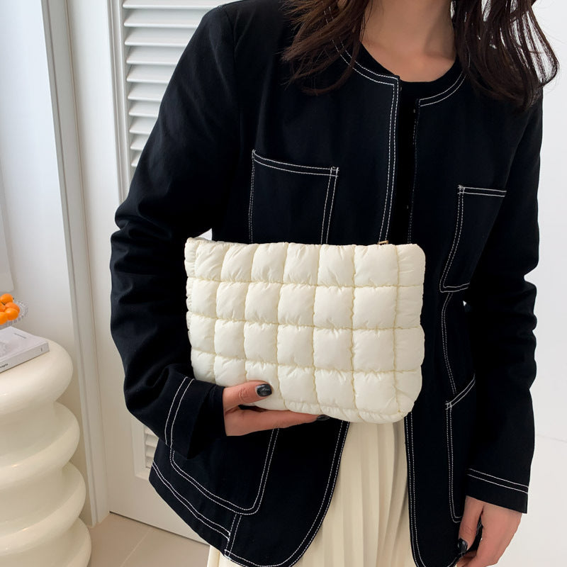 Solid Color Large Capacity Women's Down Bag