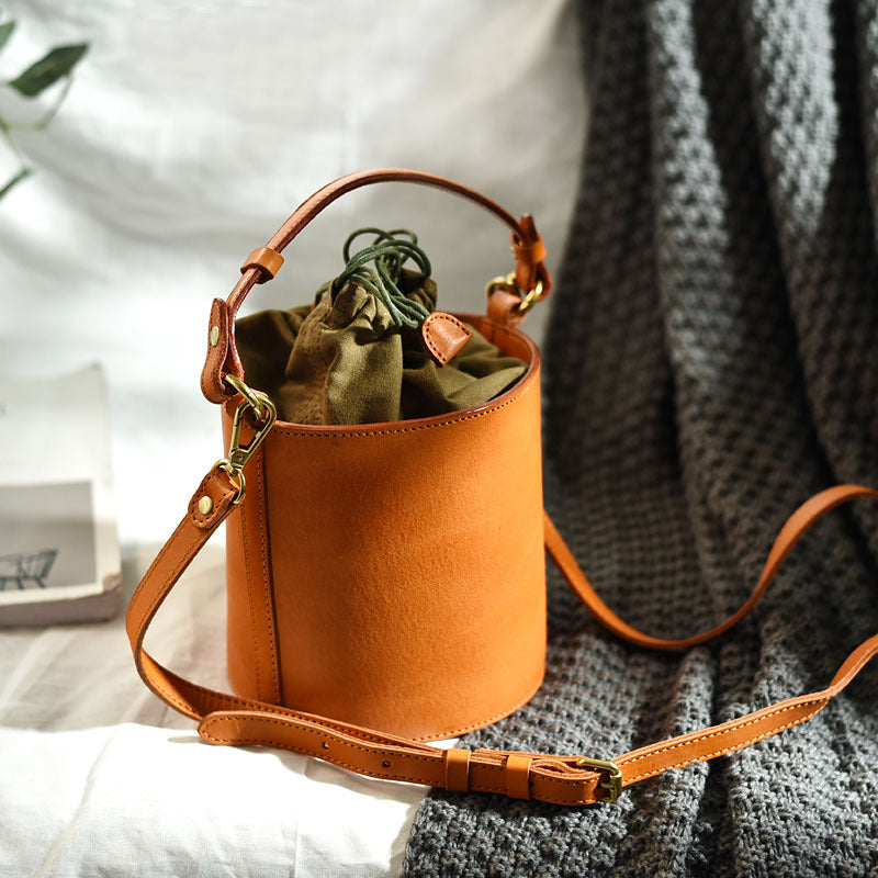 Women's Fashion Casual Handmade Vintage Bucket Bag
