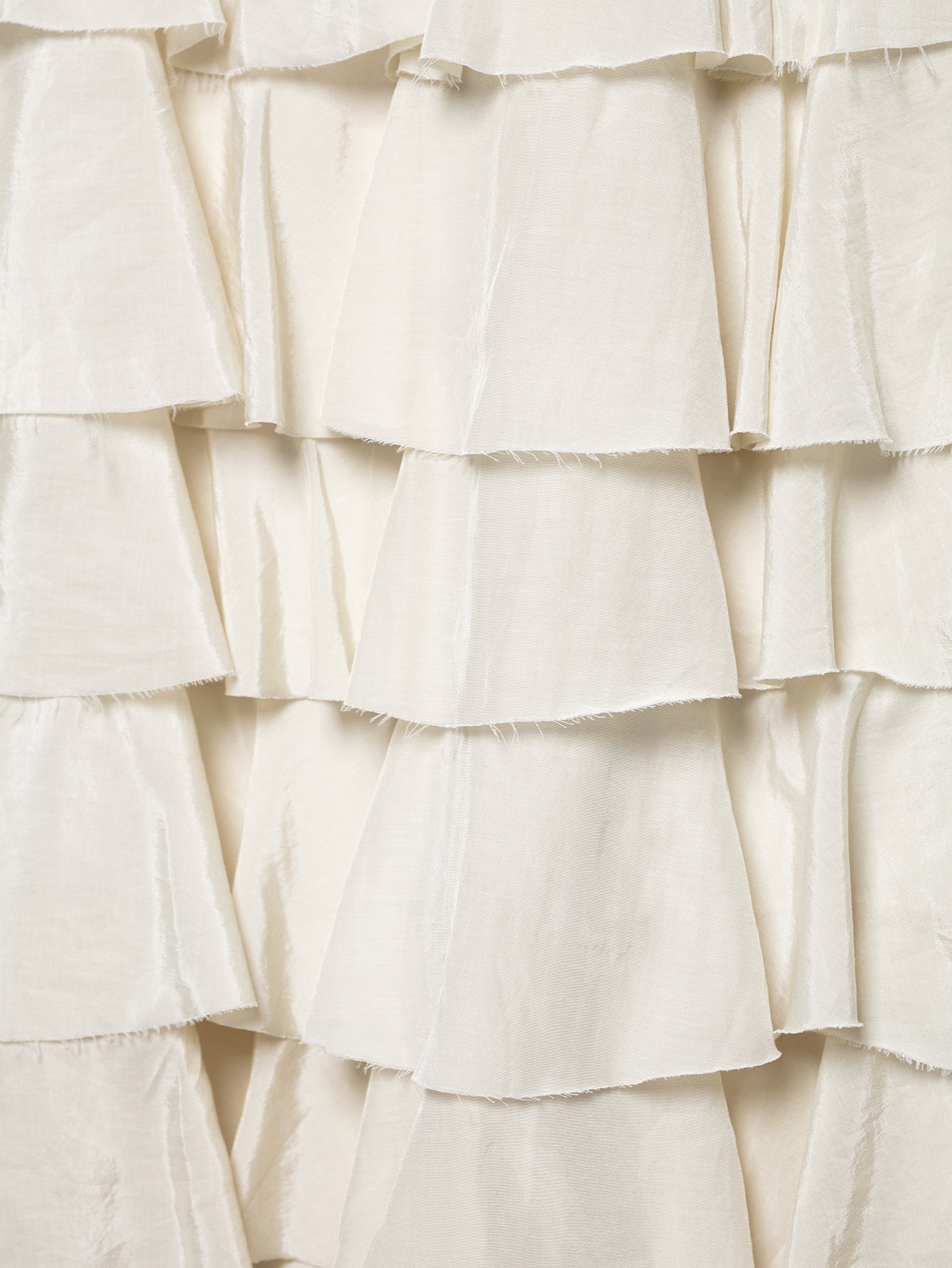 Women's Tiered-ribbon Decorated Cake-style Midi Skirt