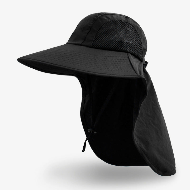 Mesh Breathable Big Brim Summer Outdoor Sunshade Sun Protection Hat Children