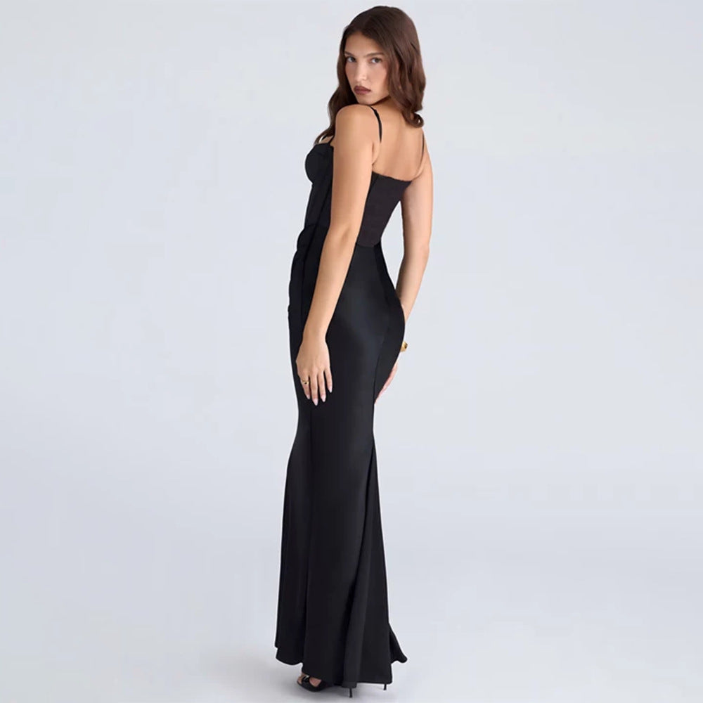 Strap-back Mermaid Dress For Women