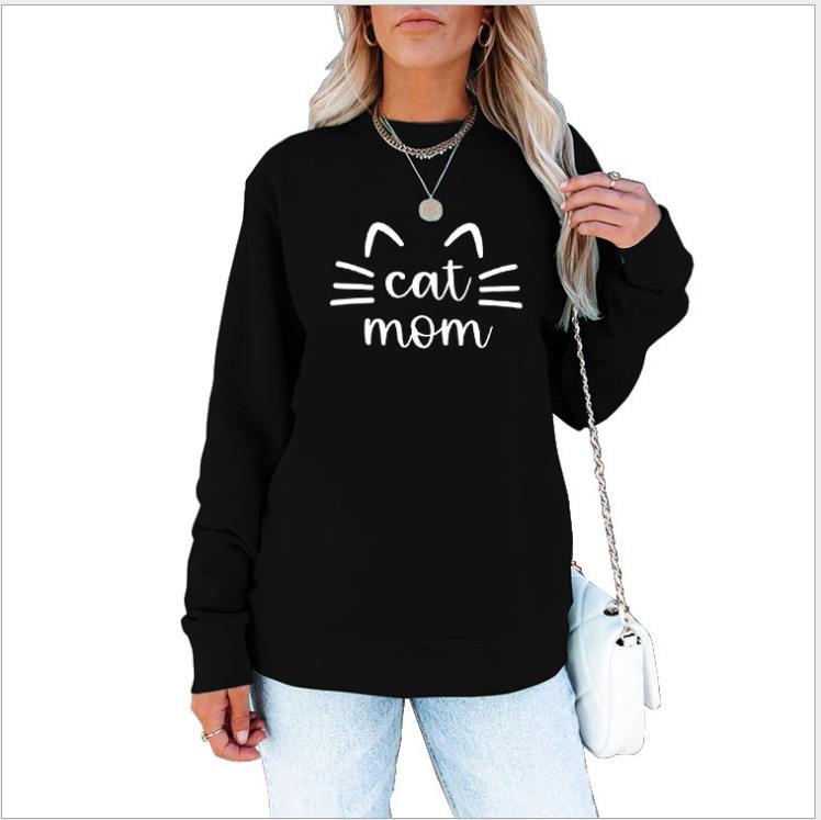 Letter Print Loose Casual Fashion Long Sleeve Sweater