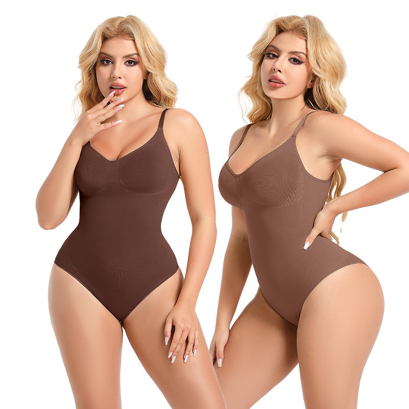 Seamless Belly Contracting Three-dimensional Hip Lifting Nylon Waist Shaping Triangle Underwear Corset