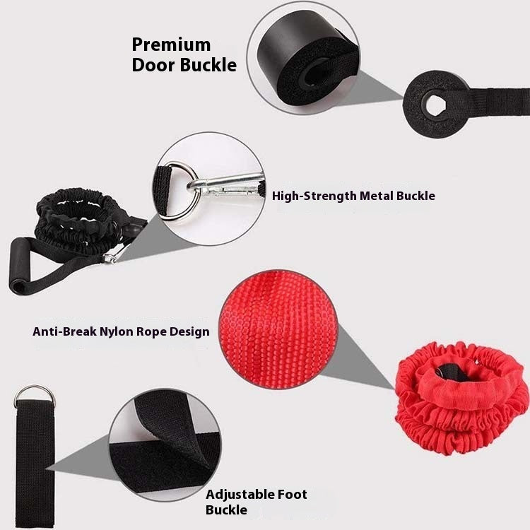 Multi-functional Household TPE Resistance Tube 11-piece Set