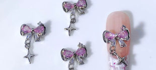 Zircon Nail Art Accessories Bow Heart Moon Irregular Multi-category