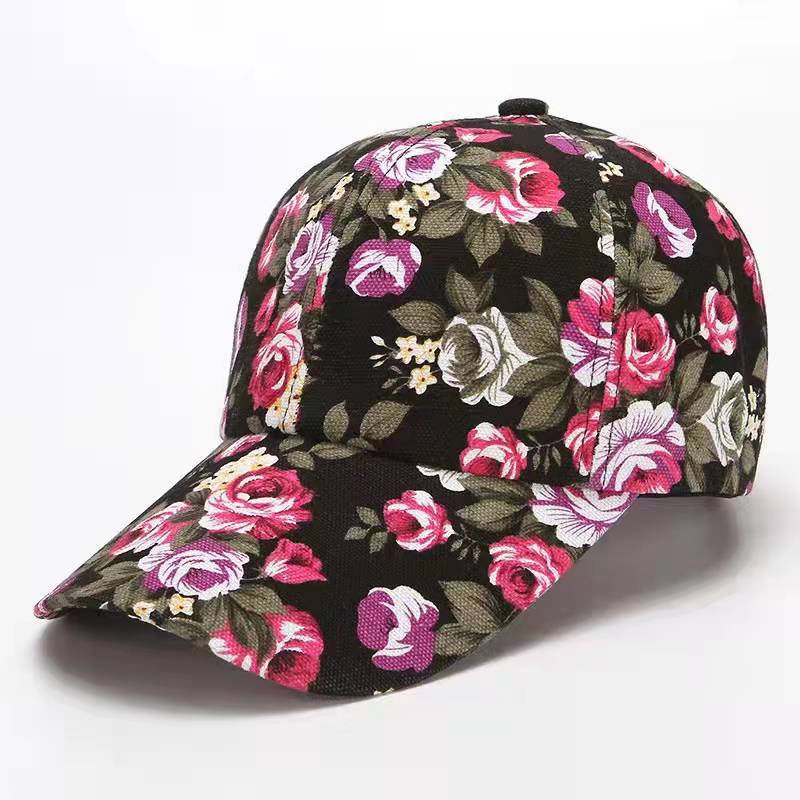 Women's Fashion Casual Floral Baseball Hat