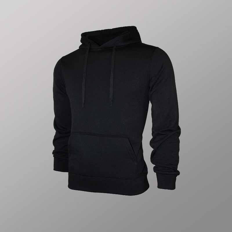 Men's Sweatshirt Long-sleeved Hooded Fleece Knitted Casual Sportswear