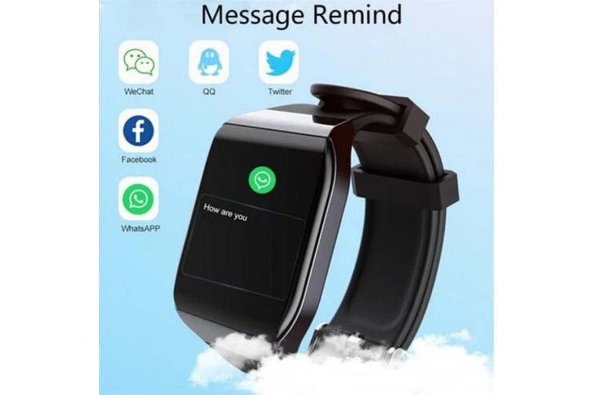 Watch Smart Waterproof Smartwatch Man Women Watches Men Connected Clock Black Smart Watches