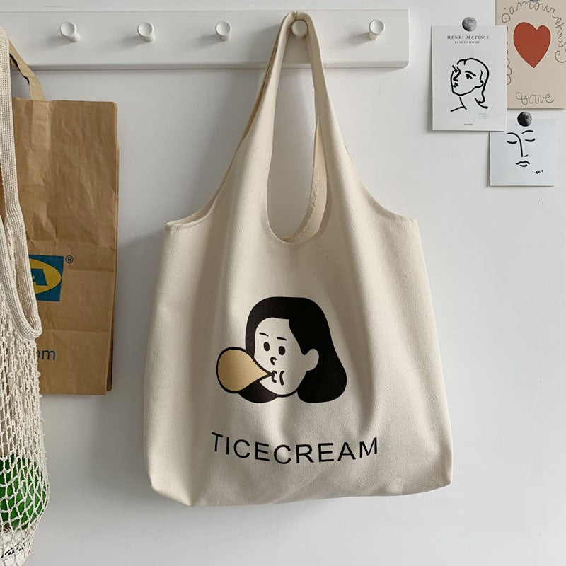 Japanese Simple And Versatile Literary Large Capacity Shoulder Bag