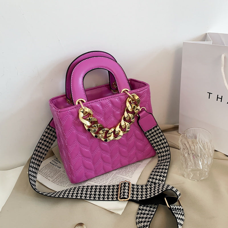 New Trendy Summer Portable Rhombus Messenger Bag