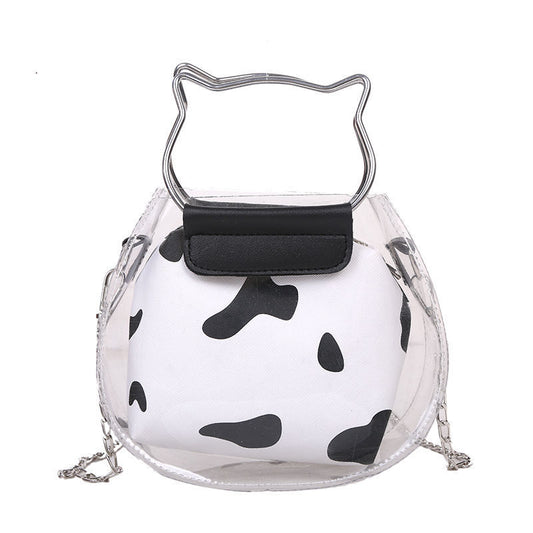 Transparent Jelly Women's Portable Fashion Backpack