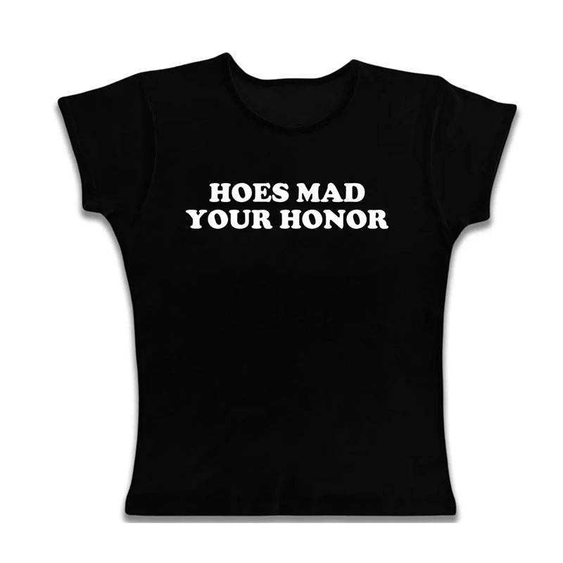 Women's T-shirt European And American Sweet Cute