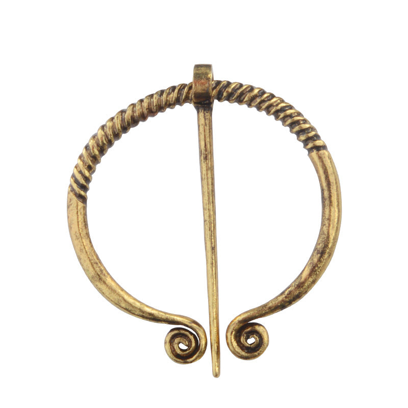 Badge Belt Buckle Scarf Shawl Thickened And Lengthened Cloak