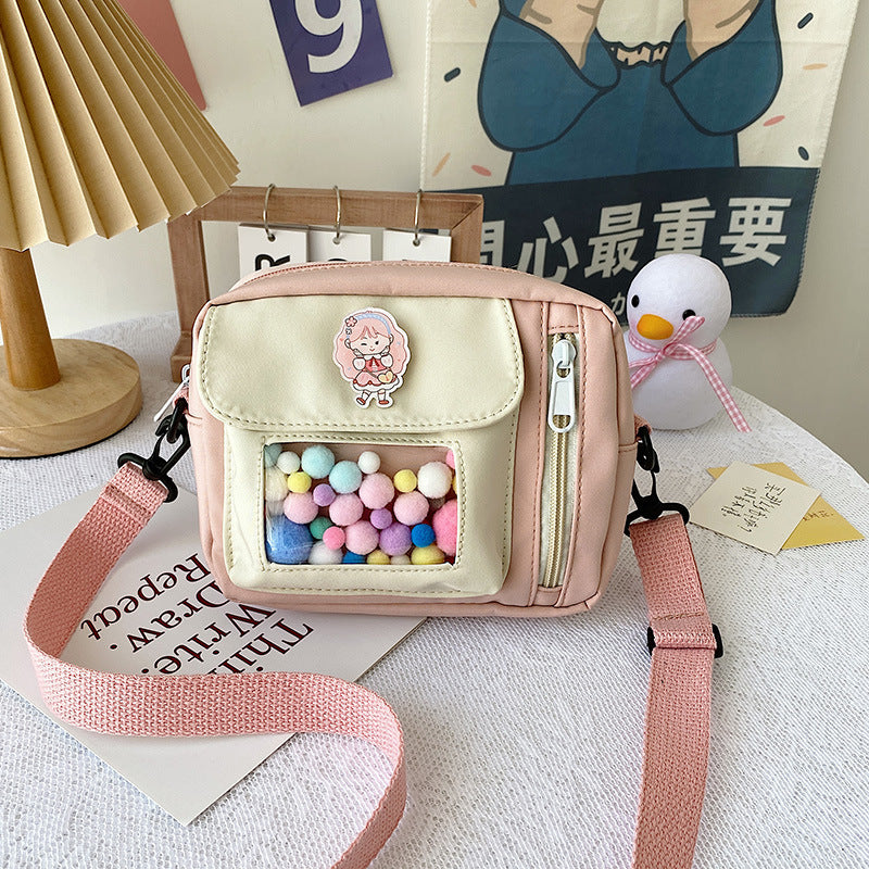 New Nylon Women's Literary Cute Shoulder Messenger Bag