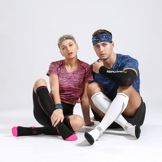 Marathon Running Sports Breathable Terry Long Socks