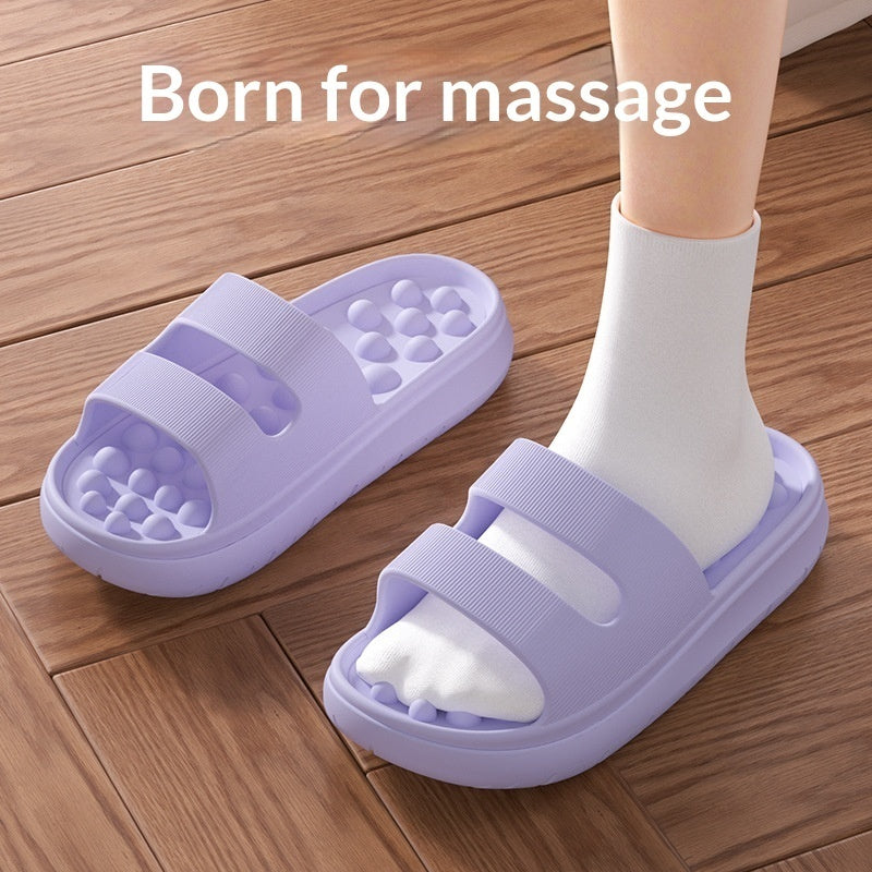 Women's Thick-Soled, Cushy Massage Slippers