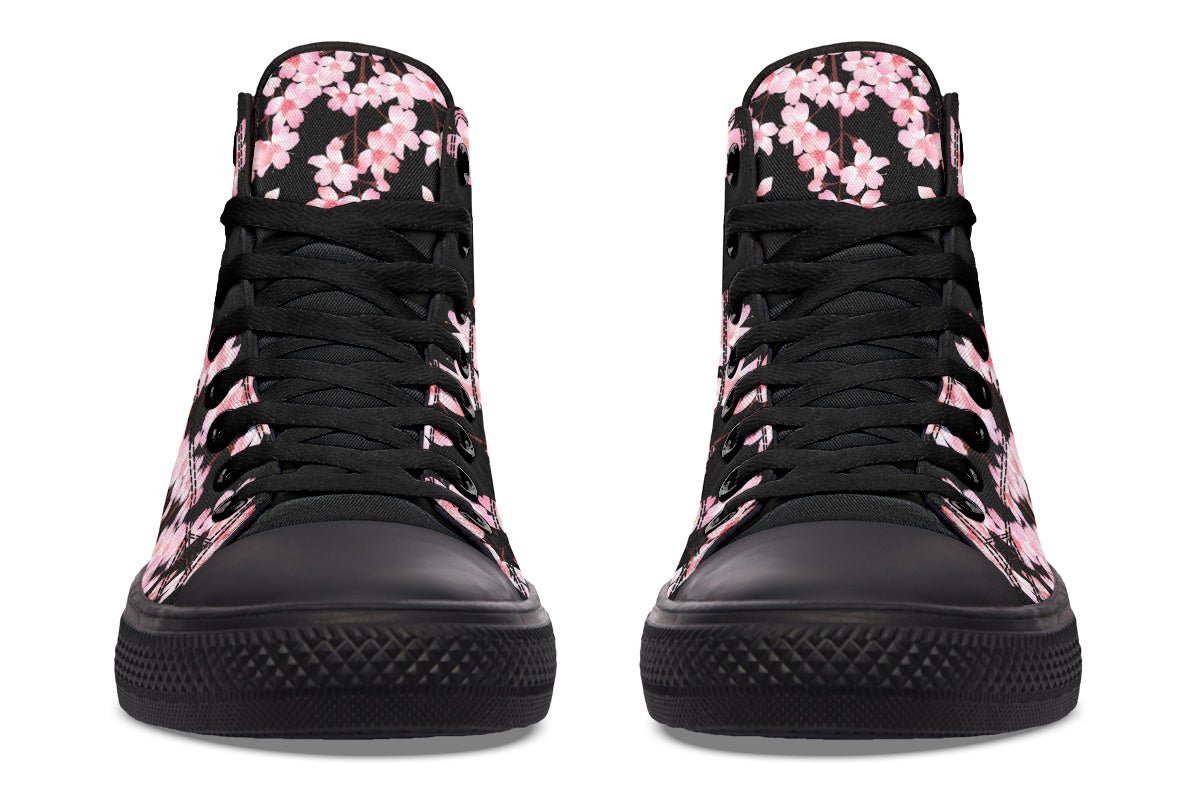 Printed Couple High-top Canvas Shoes