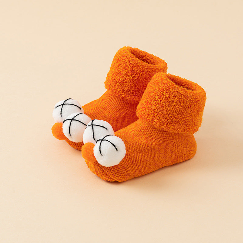 Hickened Warm Non-slip Dispensing Room Male And Female Baby Toddler Socks