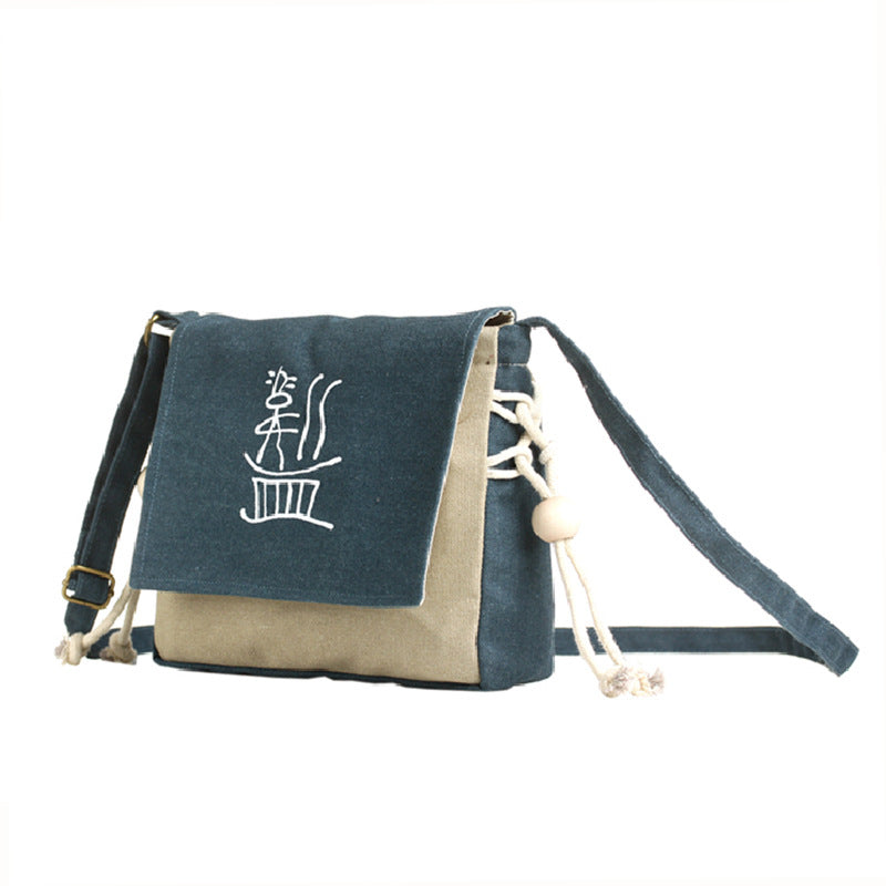 Printed Dongba Women's Shoulder Bag