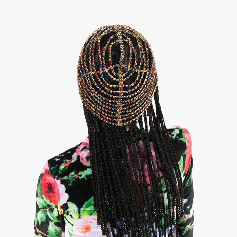 Colorful Diamond Hair Ring