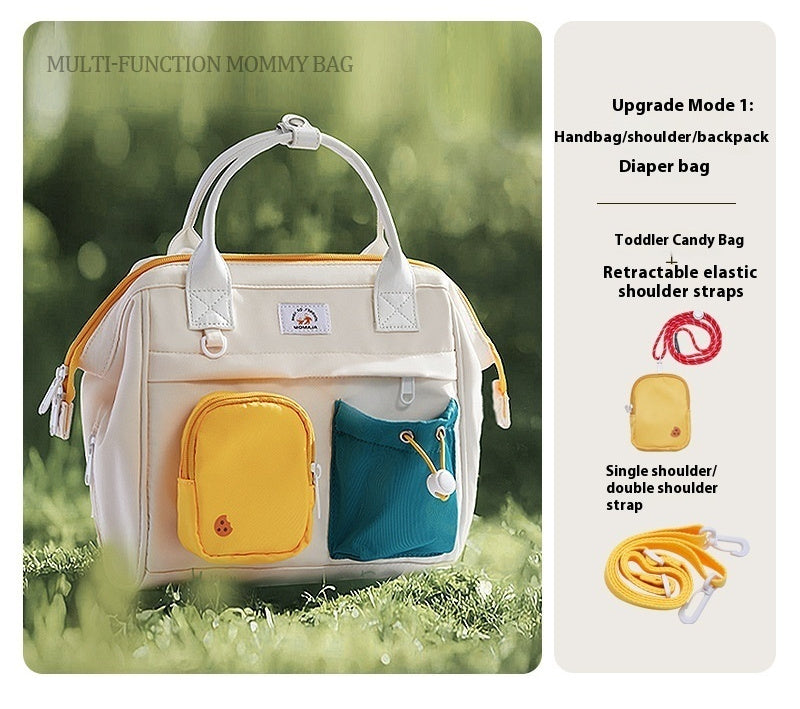 Multifunctional Shoulders And One Shoulder Portable Large Capacity Mother And Baby Go Out Baby Bag