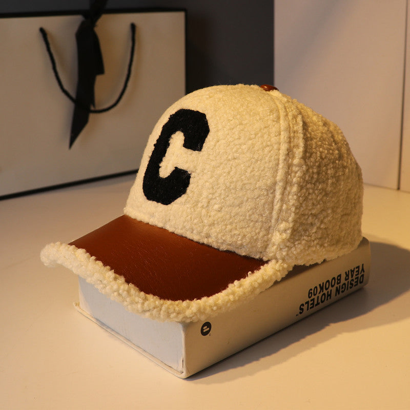 Lamb Hair Hat Female Autumn And Winter Korean Version Tide