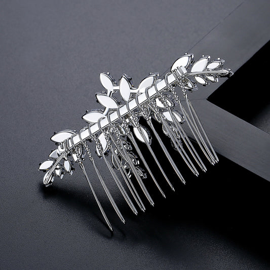Bridal Suit Copper Inlaid Zircon Hair Accessories