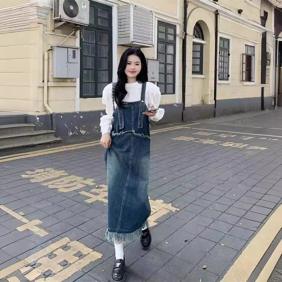 New SpringSummer Blue Denim Dress For Women