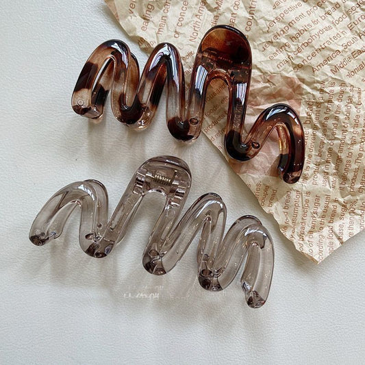 Niche Curve Barrettes Female Back Head South Korea