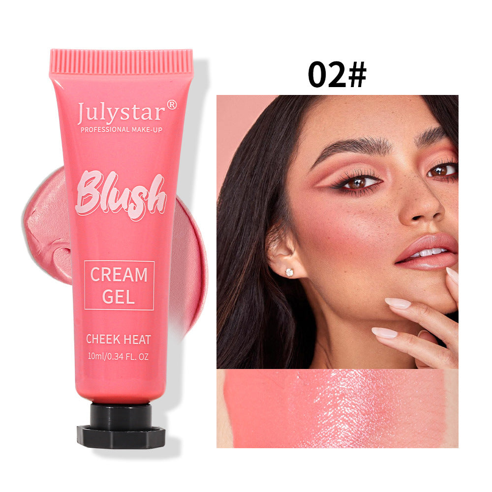 Skønhed Flerfarvet Mat Ekspansion Farve Blusher Naturlig Tynd Og Glitrende Highlight Reparation