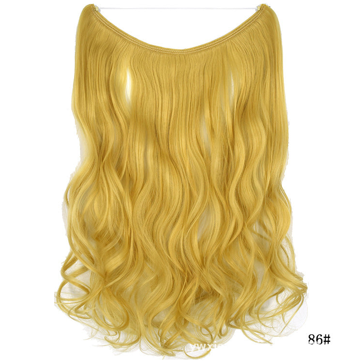 Women's One-piece Seamless Hair Extension Wig Set