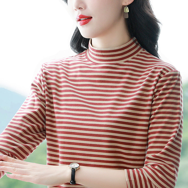 Women's AutumnWinter New Inner-Layer Warm Long-Sleeve Top
