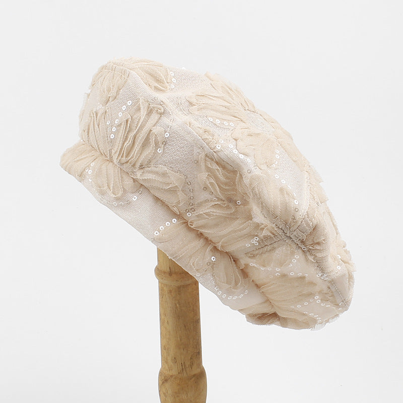 Korean Version Of The Trendy Fashion Literary Flower Beret