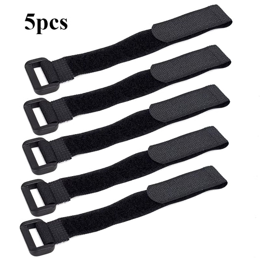 5Pcs/Lot Bicycle Handlebar Strap Holder Cycling Flashlight Tie Rope Bandages Universal Nylon Sticky Tie Fixed Items Bike Strap