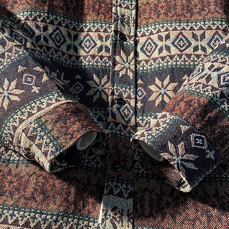 Woolen Jacket Retro With Long Sleeve Shirt