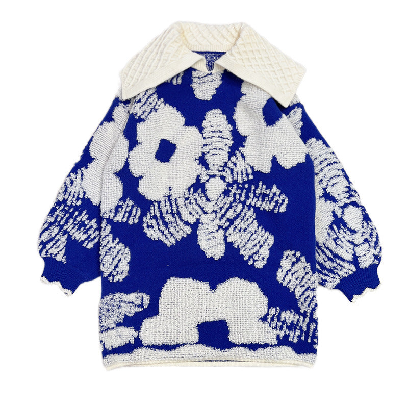 French Lazy Style Women's Loose Sweater